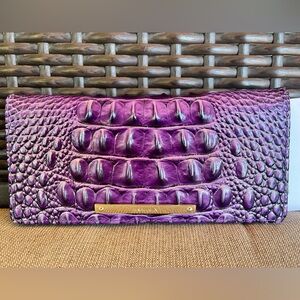 NWT Brahmin Ady in ULTRAVIOLET Ombre All Over Wallet